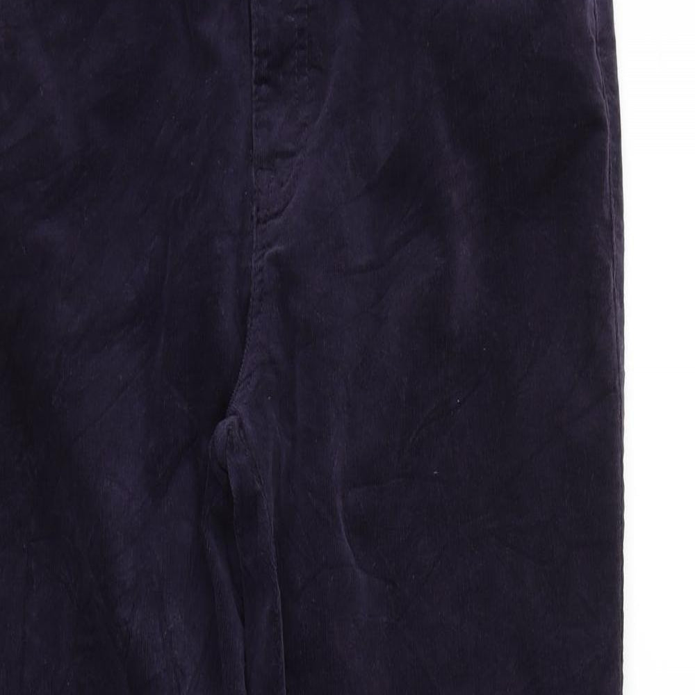 Indigo Womens Blue   Cropped Trousers Size 33 in L23 in