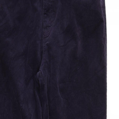 Indigo Womens Blue   Cropped Trousers Size 33 in L23 in