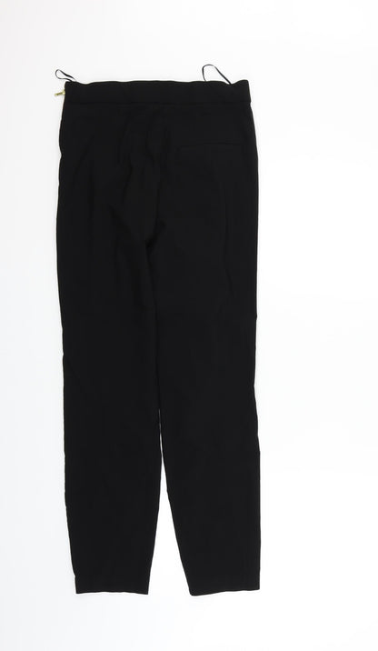 Womens UK Size 10 Papaya Regular Fit Sweatpants Black Trousers