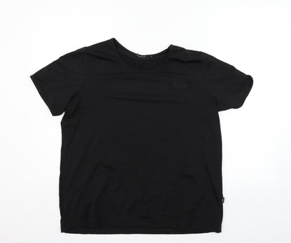 Corporate Wear Womens Black   Basic T-Shirt Size L