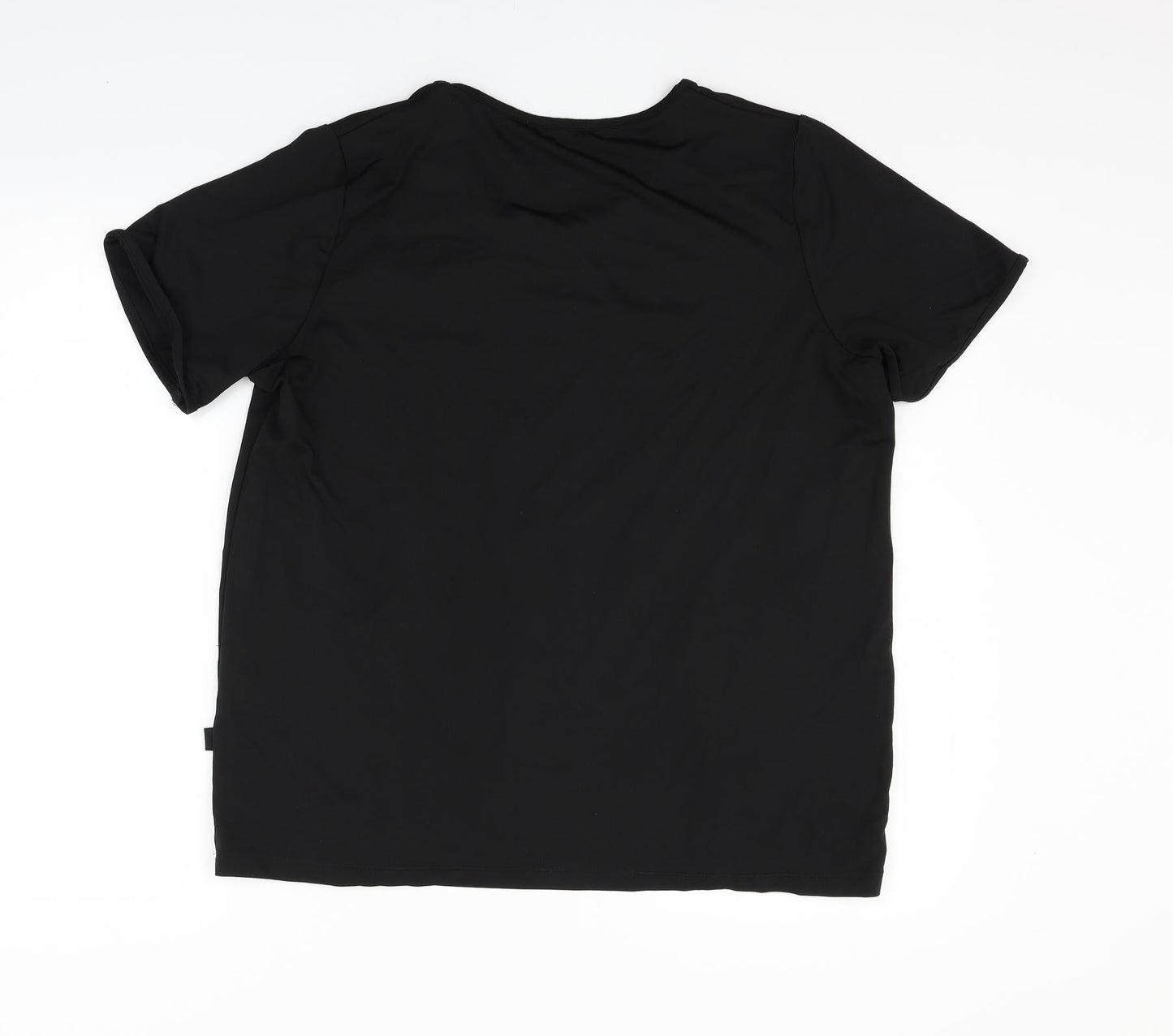 Corporate Wear Womens Black   Basic T-Shirt Size L