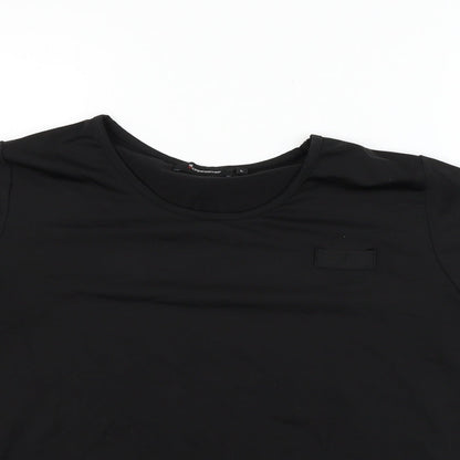 Corporate Wear Womens Black   Basic T-Shirt Size L