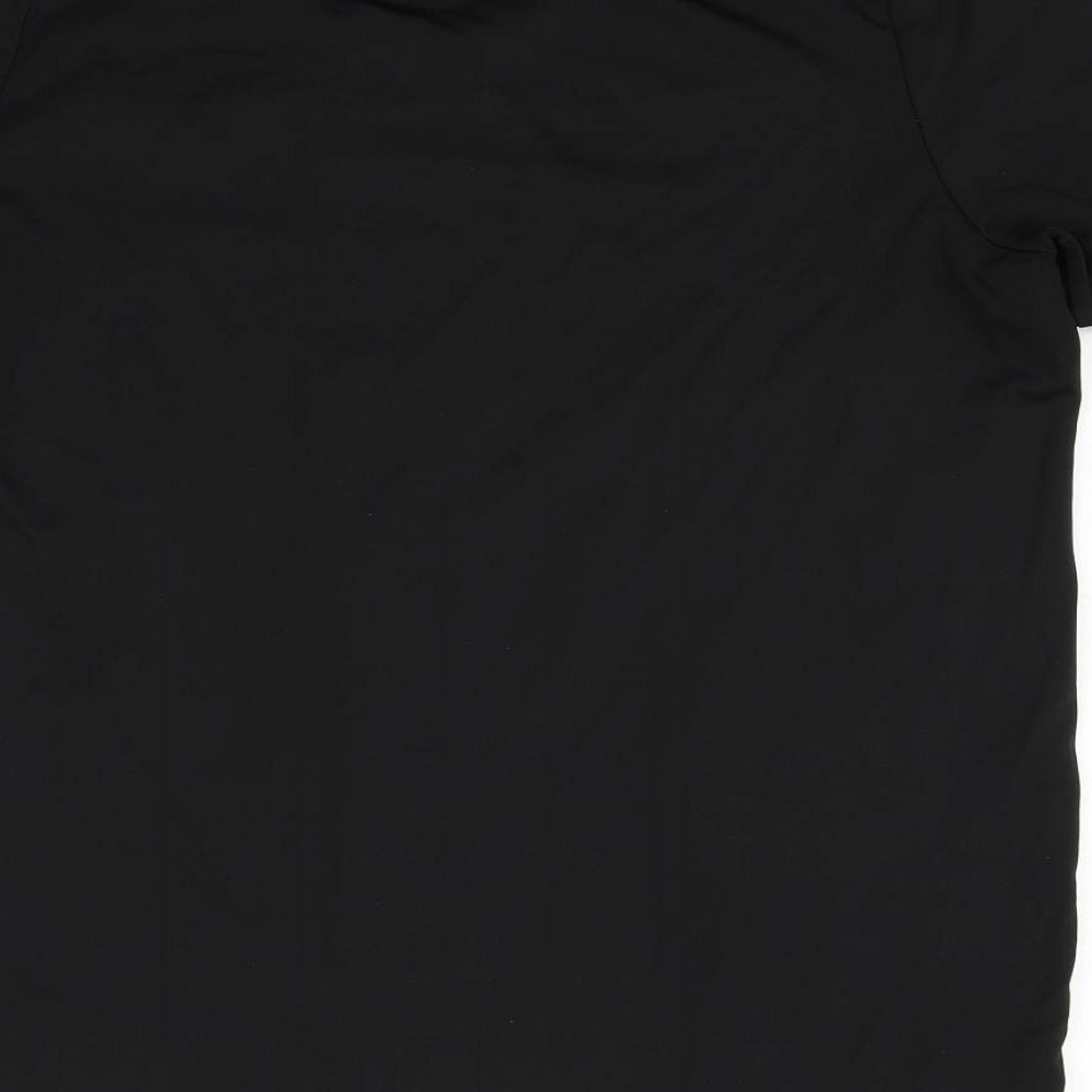 Corporate Wear Womens Black   Basic T-Shirt Size L