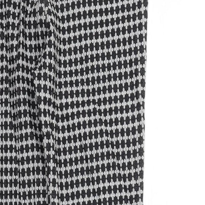 Deck Womens Black Geometric  Trousers  Size 24 in L27 in