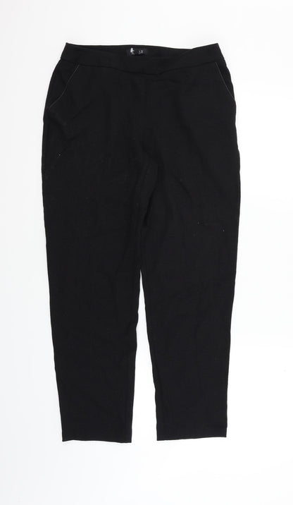 Soon Womens Black   Trousers  Size 10 L25 in