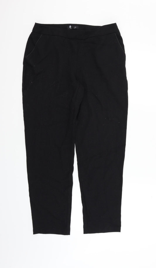 Soon Womens Black   Trousers  Size 10 L25 in