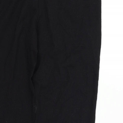 Soon Womens Black   Trousers  Size 10 L25 in