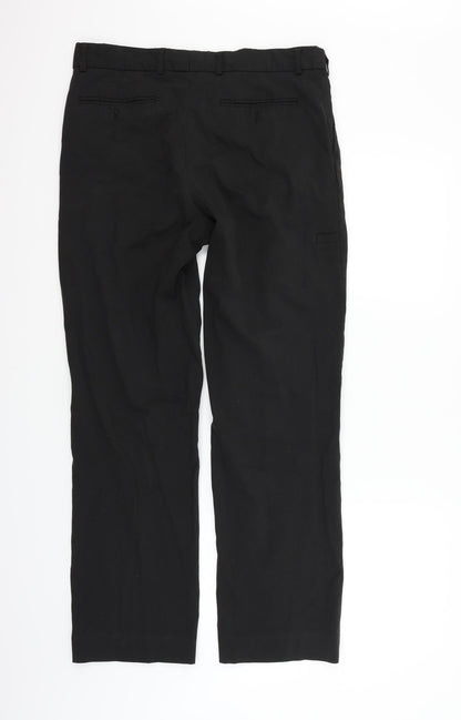 Womens UK Size 34 in Marks and Spencer Regular Fit  Black Trousers