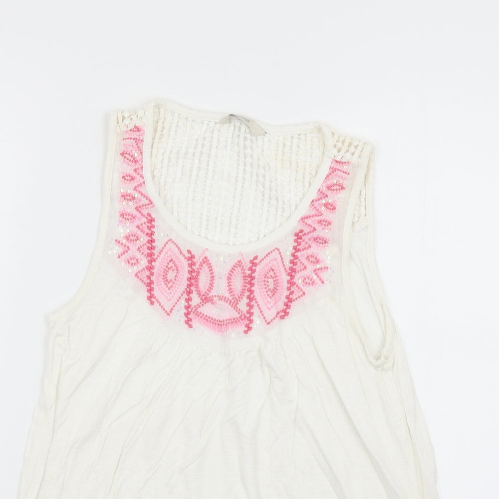 George Womens White   Fit & Flare  Size 10  - washable marks