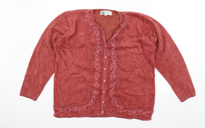 fragrance Womens Red   Cape Jumper Size M