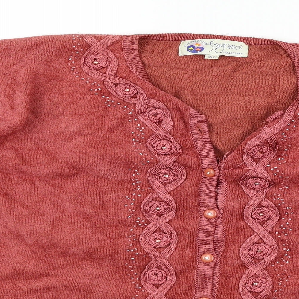 fragrance Womens Red   Cape Jumper Size M