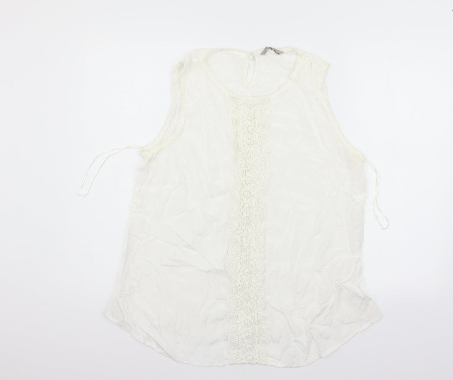 TU Womens Yellow   Basic Blouse Size 20