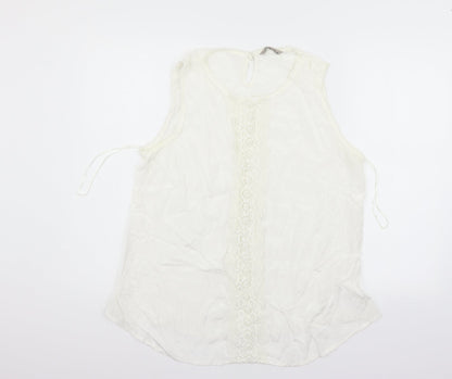 TU Womens Yellow   Basic Blouse Size 20