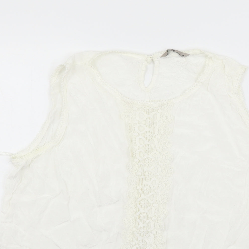 TU Womens Yellow   Basic Blouse Size 20