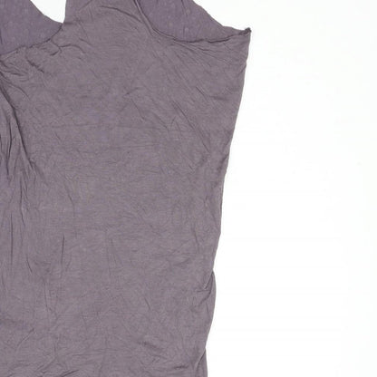 Womens UK Size 14 Dorothy Perkins Purple Basic Tank