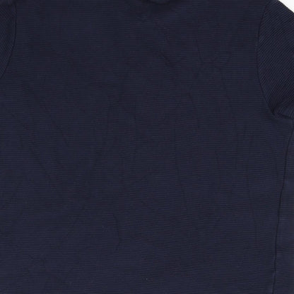 Womens UK Size XL Linea Blue Basic T-Shirt
