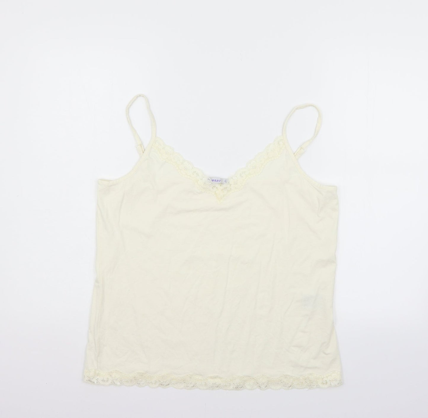 Damart Womens White   Basic Tank Size 20
