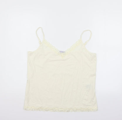Damart Womens White   Basic Tank Size 20