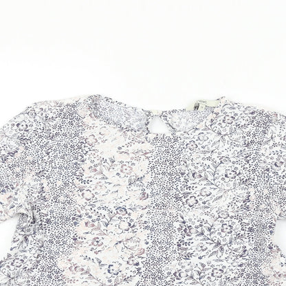 Womens UK Size 12 NEXT White Basic Blouse