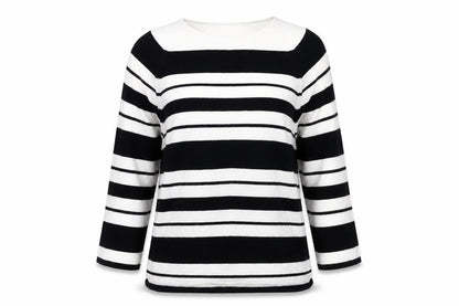 Marks & Spencer Womens Silver Striped  Pullover Jumper Size S