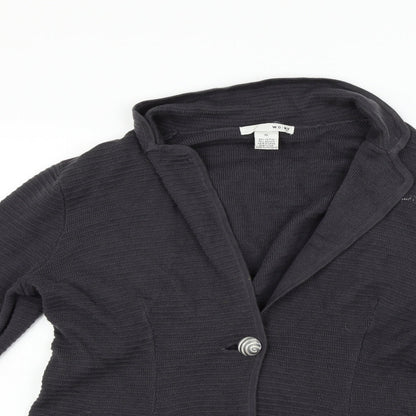 wdny Womens Grey   Cardigan Jumper Size XL