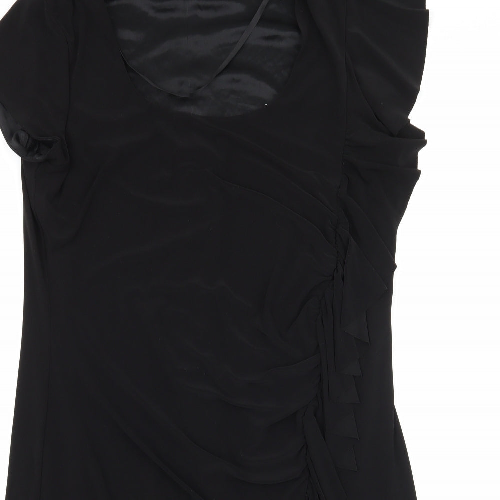 Comma Womens Black   A-Line  Size 14