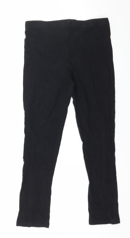 Miss Selfridge Womens Black  Jersey Capri Leggings Size 10 L20 in