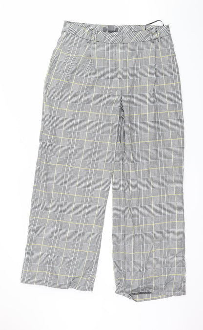Womens UK Size 14 Preworn Regular Fit  Grey Trousers