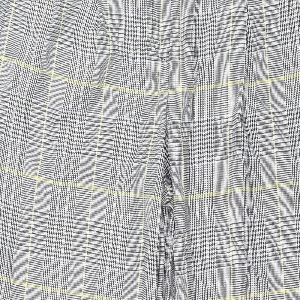 Womens UK Size 14 Preworn Regular Fit  Grey Trousers