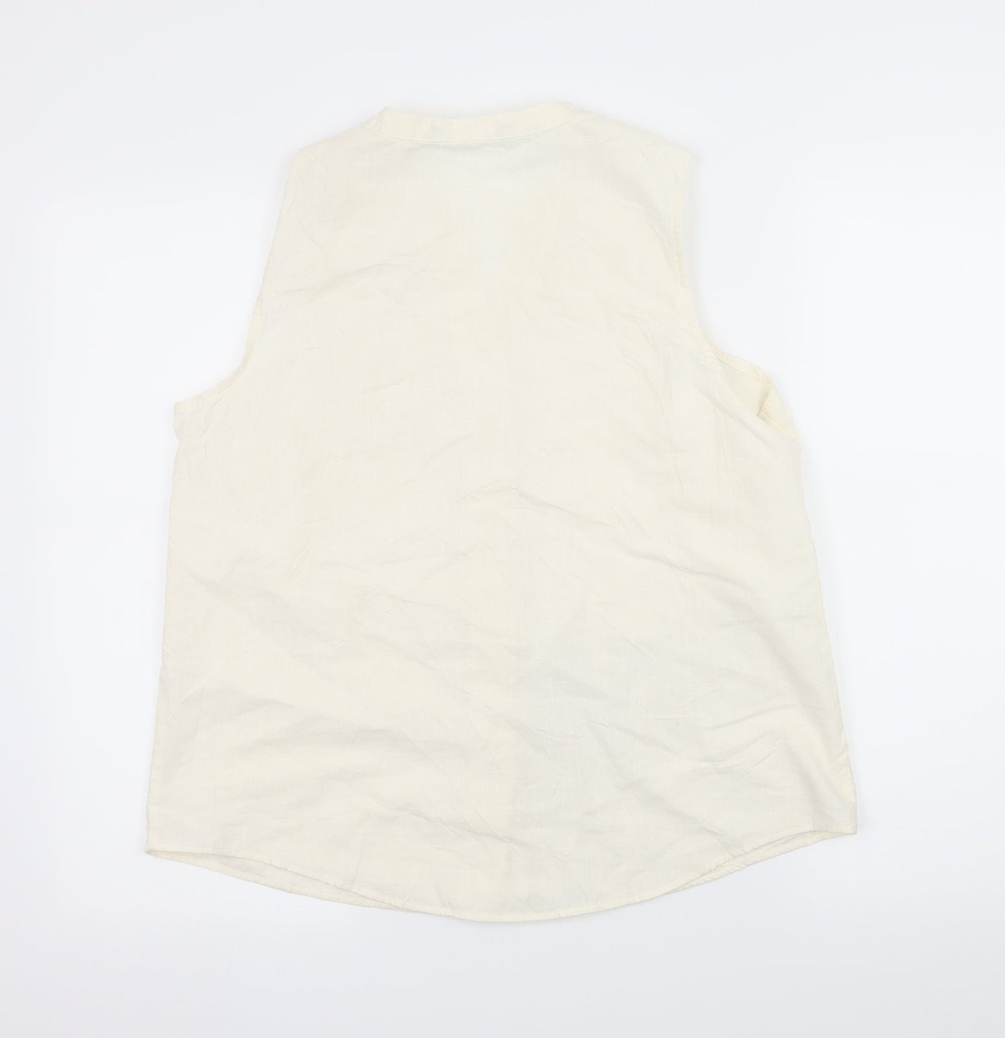 Bonmarché Womens Ivory   Basic Blouse Size 14