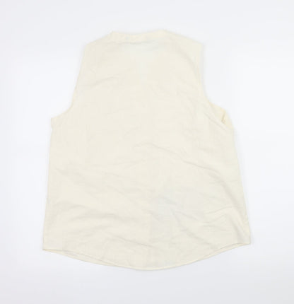 Bonmarché Womens Ivory   Basic Blouse Size 14