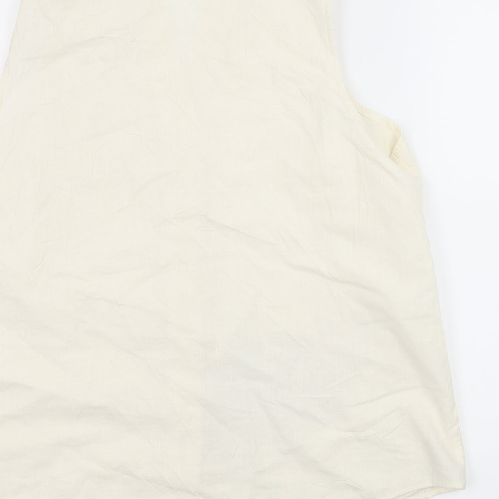 Bonmarché Womens Ivory   Basic Blouse Size 14