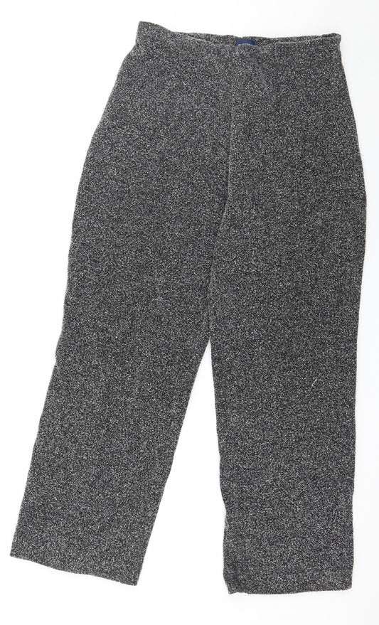 DASH Womens Grey  Jersey Trousers  Size 12 L26 in