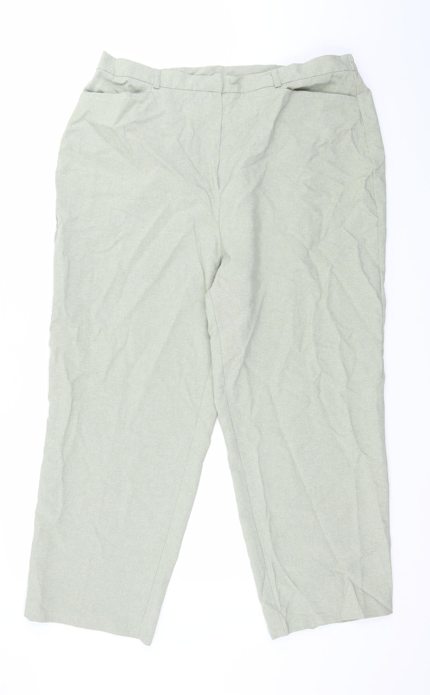 J.Frazer Womens Green   Trousers  Size 18 L26 in