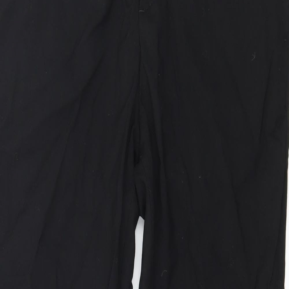 Womens UK Size 30 in H&M Regular Fit  Black Trousers