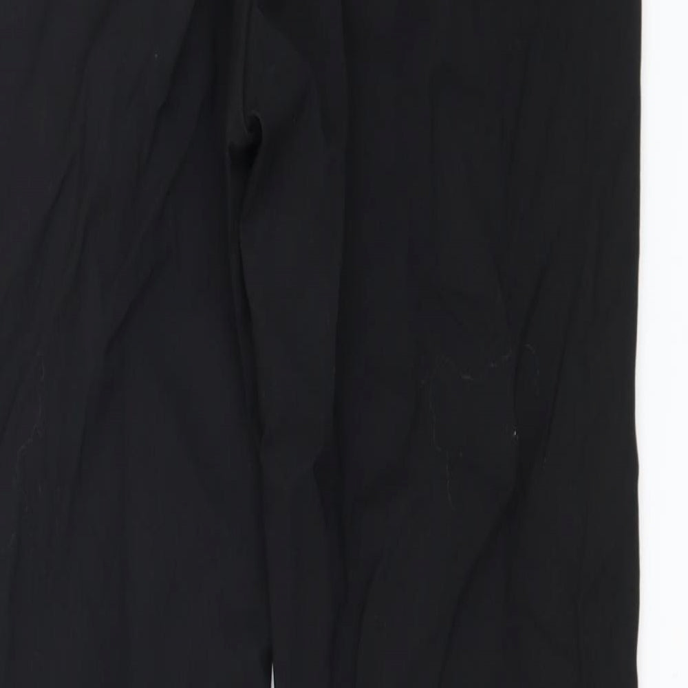 Womens UK Size 30 in H&M Regular Fit  Black Trousers