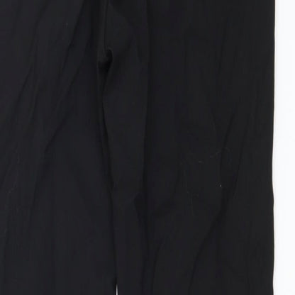 Womens UK Size 30 in H&M Regular Fit  Black Trousers