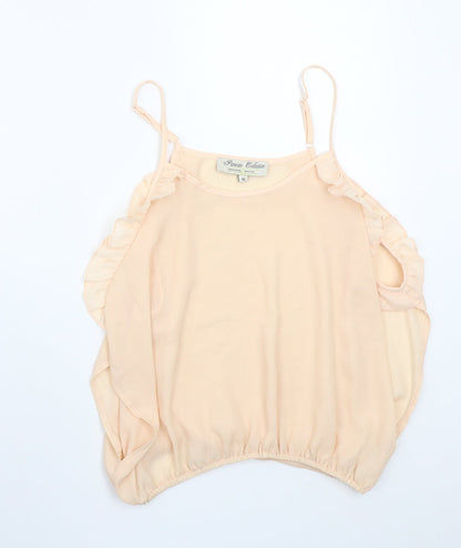 Parisian Womens Pink   Basic T-Shirt Size 10