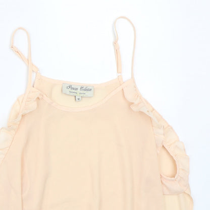 Parisian Womens Pink   Basic T-Shirt Size 10