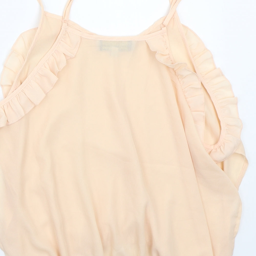 Parisian Womens Pink   Basic T-Shirt Size 10