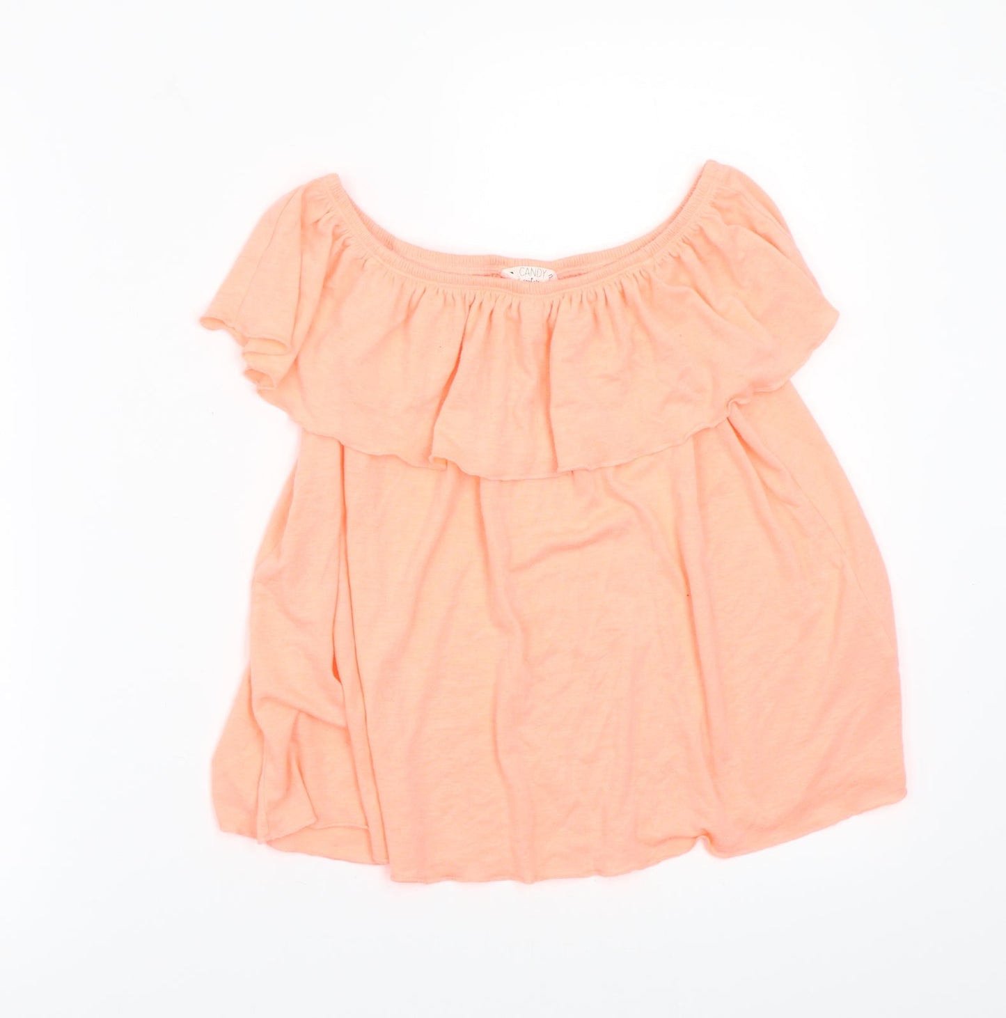 Womens UK Size 12 Candy Couture Pink Basic Blouse