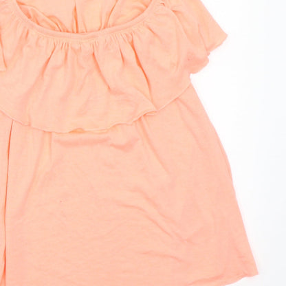 Womens UK Size 12 Candy Couture Pink Basic Blouse