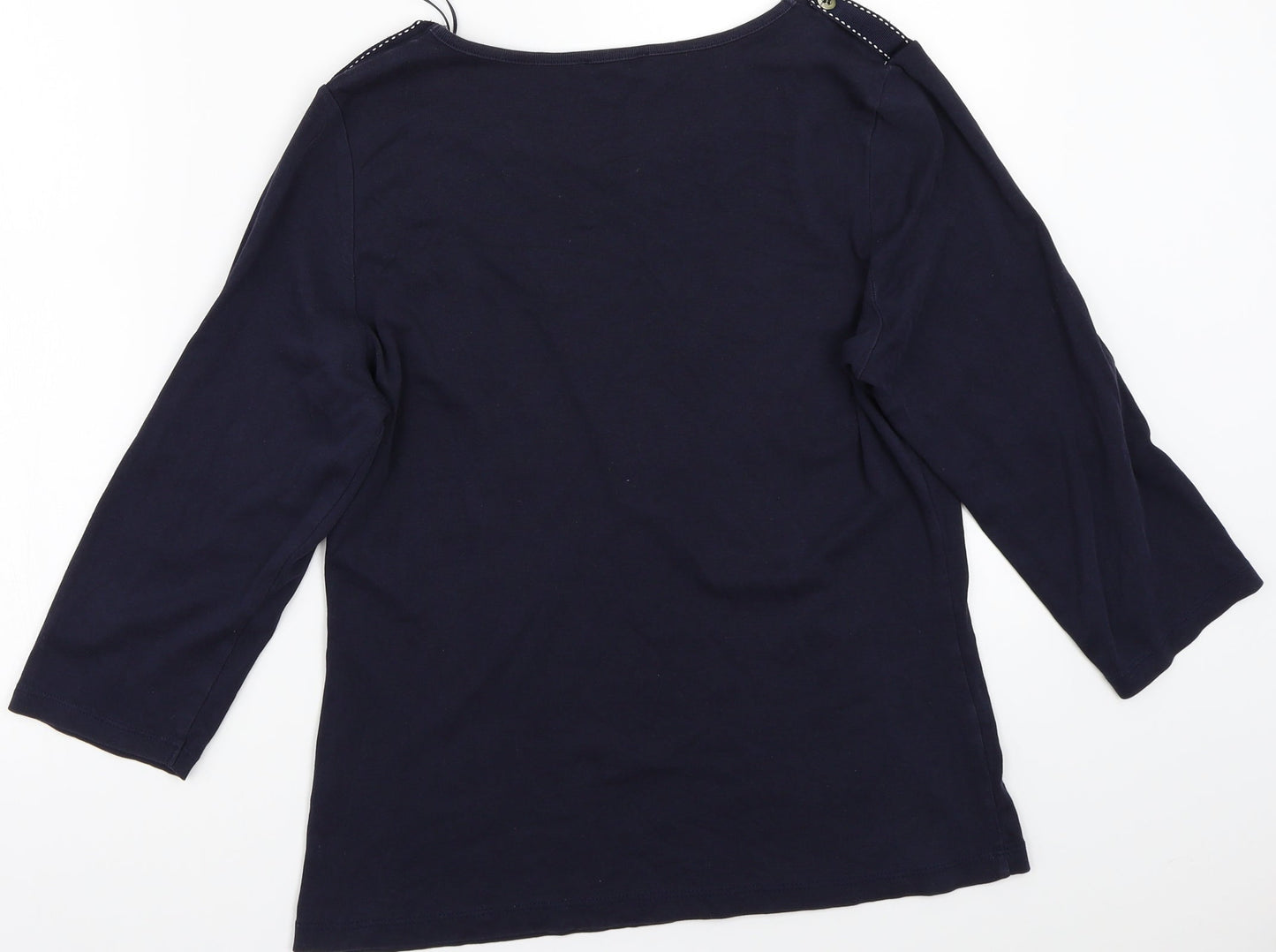 Papaya Womens Blue   Basic T-Shirt Size 16