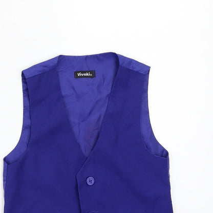 VivaKi Boys Blue   Jacket Waistcoat Size 5 Years