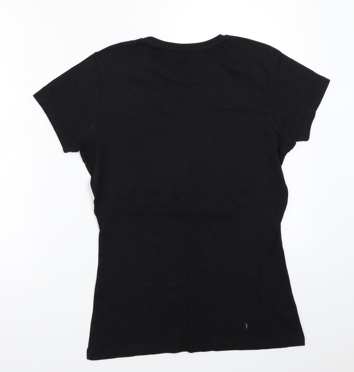 Primark Womens Black   Basic T-Shirt Size 10