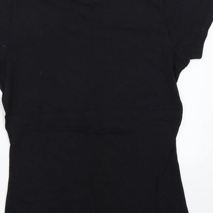 Primark Womens Black   Basic T-Shirt Size 10