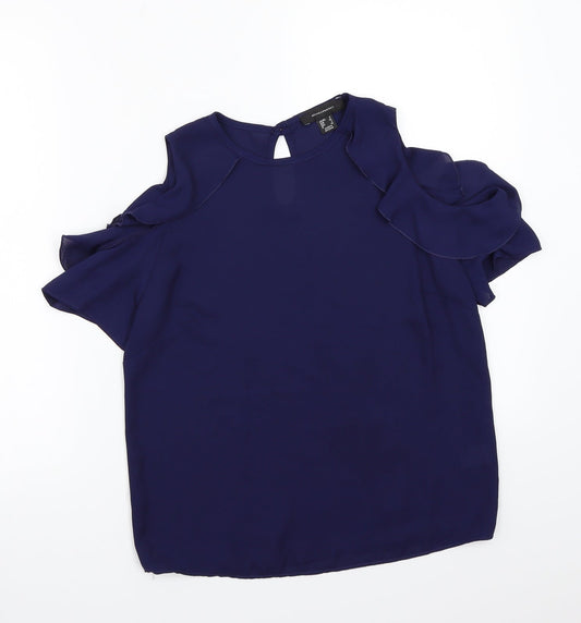 Primark Womens Blue   Basic T-Shirt Size 6