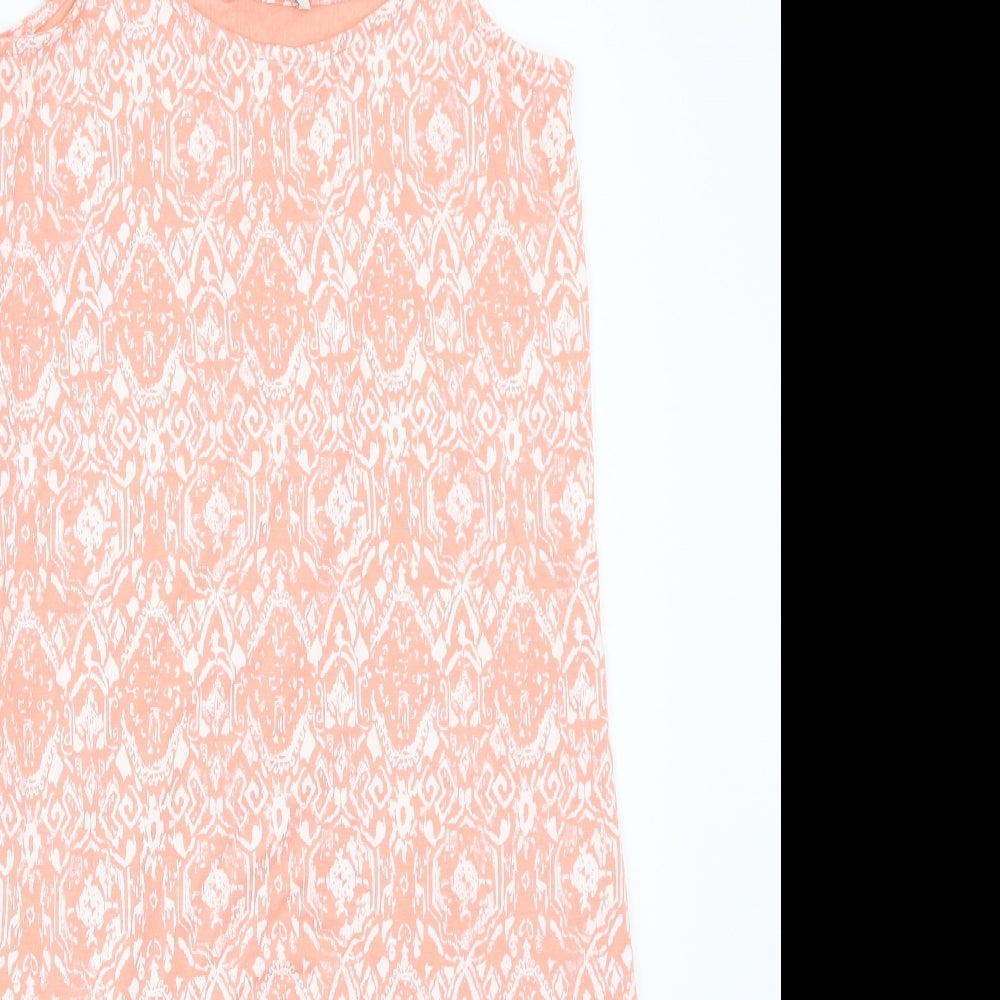 TU Womens Pink Paisley  A-Line  Size 8