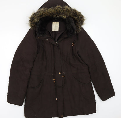 Womens UK Size 14 BHS Brown Jacket