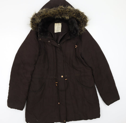 Womens UK Size 14 BHS Brown Jacket